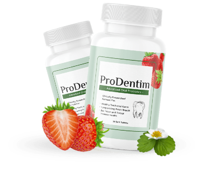 ProDentim oral probiotic supplement bottle